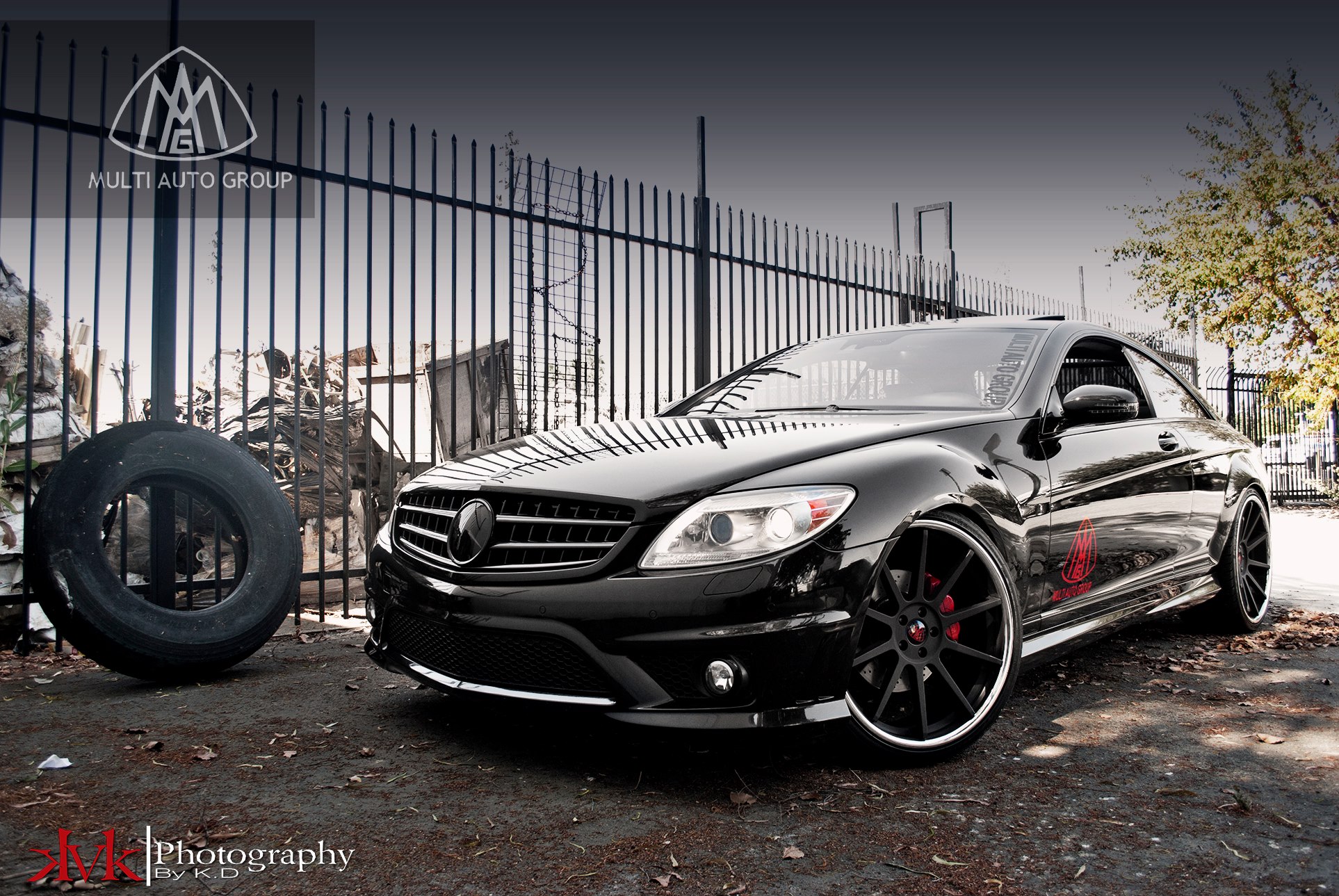 Koko Kuture Lindos Black on Mercedes Benz CL Class